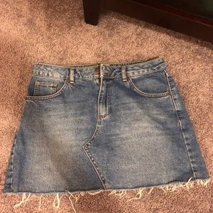 Urban outfitters medium mini denim skirt